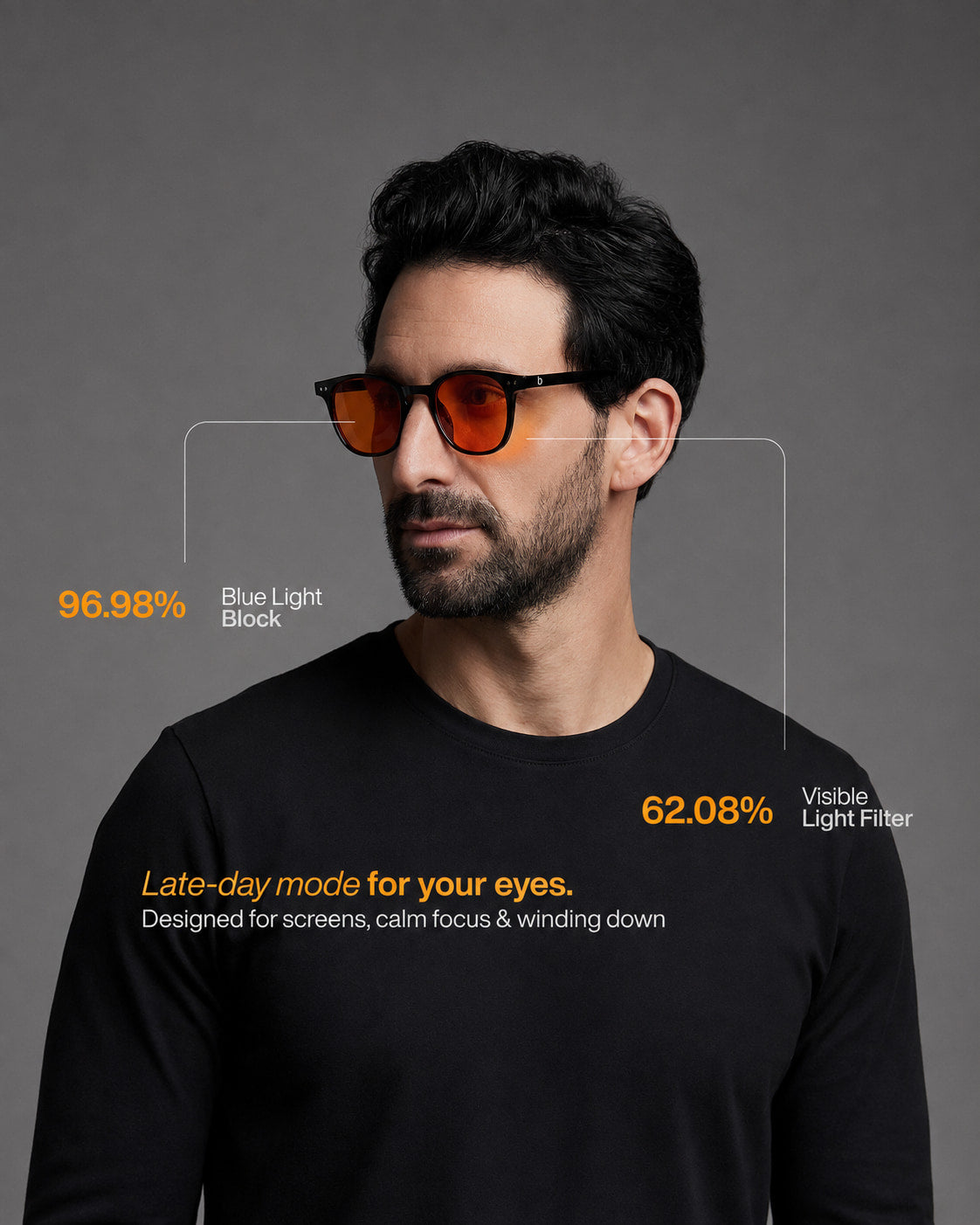 Bluo Sleeping Glasses – Nightime Blue Light Protection